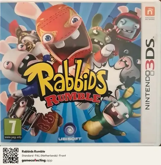 Rabbids Rumble Nintendo 3DS, Netherlands box front