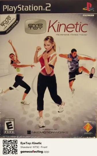 EyeToy: Kinetic PlayStation 2, NTSC box front