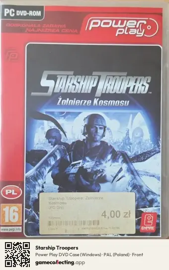 Starship Troopers Computer, Poland box front