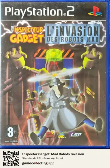 Inspector Gadget: Mad Robots Invasion PlayStation 2, France box front