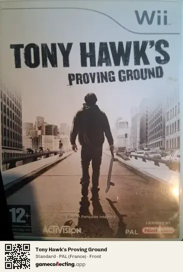 Tony Hawk's Proving Ground Nintendo Wii, France box front