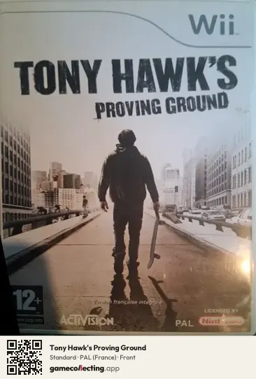 Tony Hawk's Proving Ground Nintendo Wii, France box front