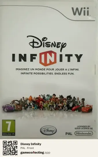 Disney Infinity Nintendo Wii, PAL box front