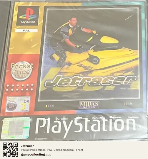 Jetracer PlayStation, United Kingdom box front