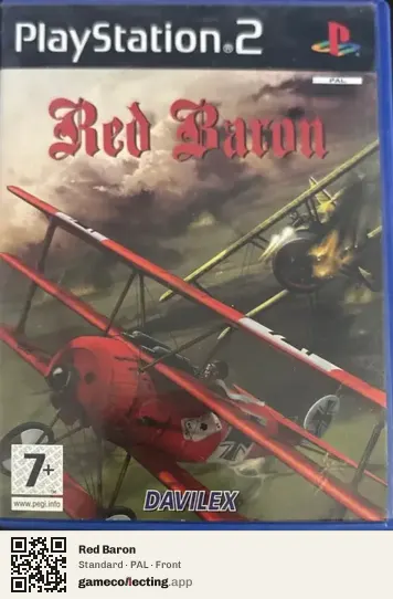 Red Baron PlayStation 2, PAL box front