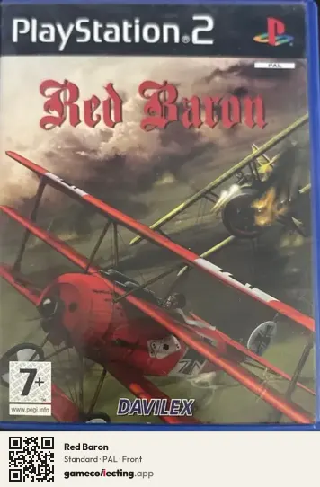 Red Baron PlayStation 2, PAL box front
