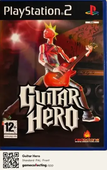 Guitar Hero PlayStation 2, PAL box front