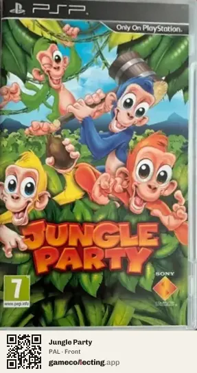 Jungle Party PlayStation Portable, PAL box front