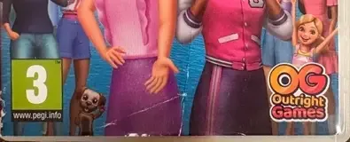 Barbie Project Friendship, the PEGI square on its front