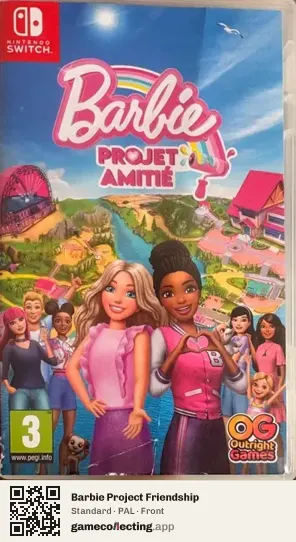 Barbie Project Friendship Nintendo Switch, PAL box front