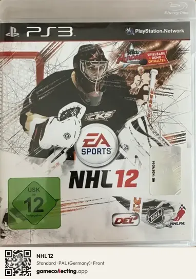 NHL 12 PlayStation 3, Germany box front