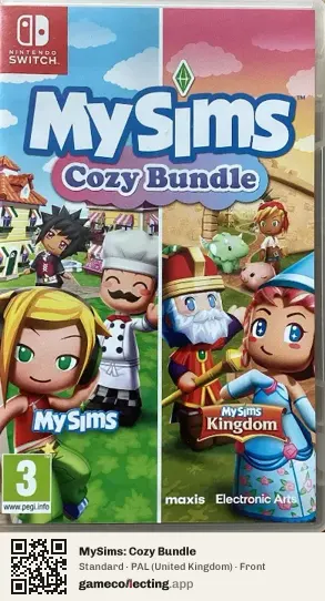 MySims: Cozy Bundle Nintendo Switch, United Kingdom box front
