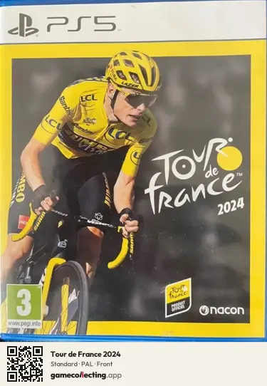 Tour de France 2024 PlayStation 5, PAL box front