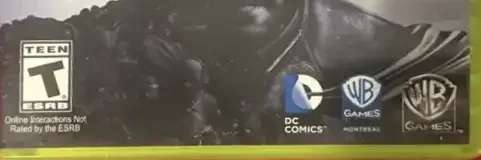 Batman: Arkham Origins, the ESRB box on its front
