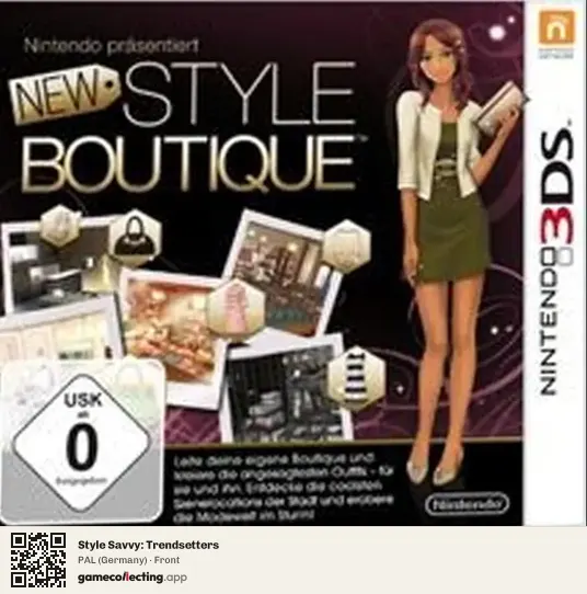 Style Savvy: Trendsetters Nintendo 3DS, Germany box front