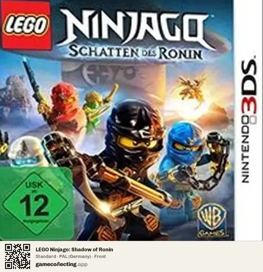 LEGO Ninjago: Shadow of Ronin Nintendo 3DS, Germany box front