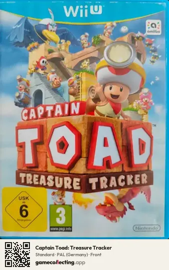 Captain Toad: Treasure Tracker Nintendo Wii U, Germany box front