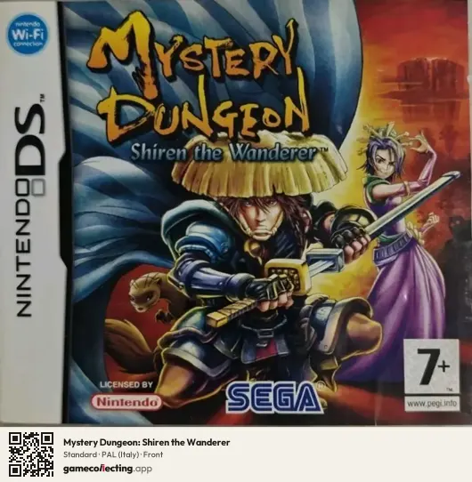 Mystery Dungeon: Shiren the Wanderer Nintendo DS, Italy box front
