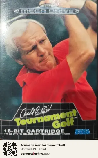 Arnold Palmer Tournament Golf Sega Mega Drive / Genesis, PAL box front
