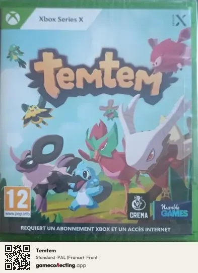 Temtem Xbox Series X, France box front