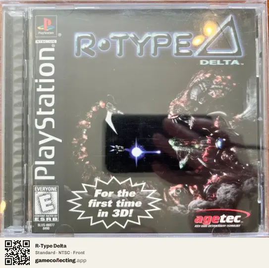 R-Type Delta PlayStation, NTSC box front