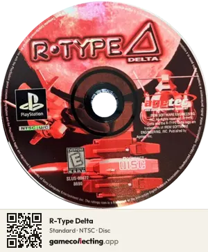 R-Type Delta PlayStation, NTSC disc