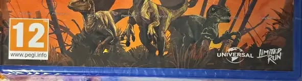 Jurassic Park Classic Games Collection, the PEGI square on its front