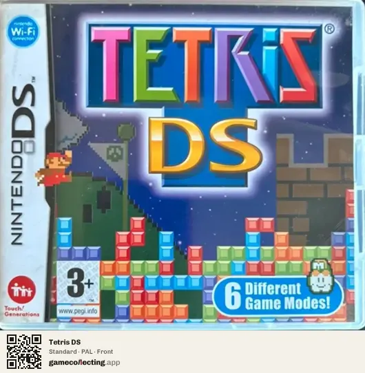 Tetris DS Nintendo DS, PAL box front