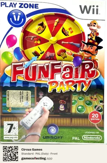 Circus Games Nintendo Wii, Italy box front