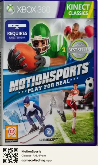 MotionSports Xbox 360, PAL box front