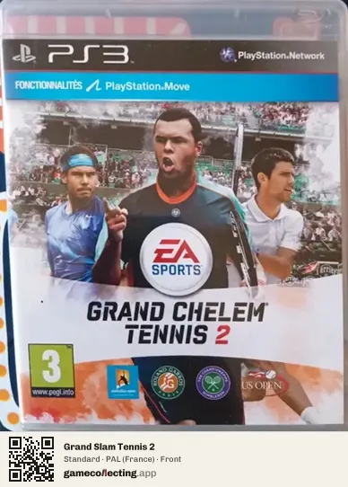 Grand Slam Tennis 2 PlayStation 3, France box front