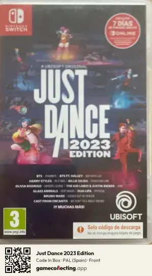 Just Dance 2023 Edition Nintendo Switch, Spain box front