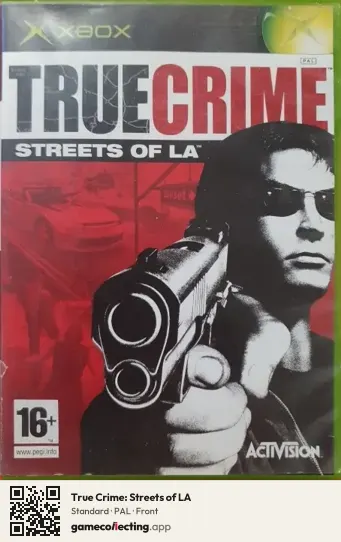 True Crime: Streets of LA Xbox, PAL box front