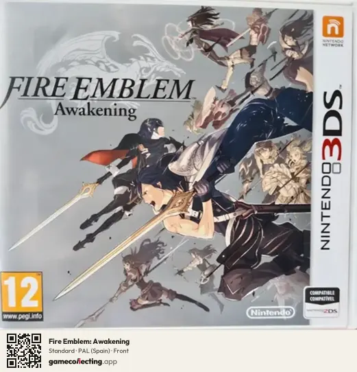 Fire Emblem: Awakening Nintendo 3DS, Spain box front