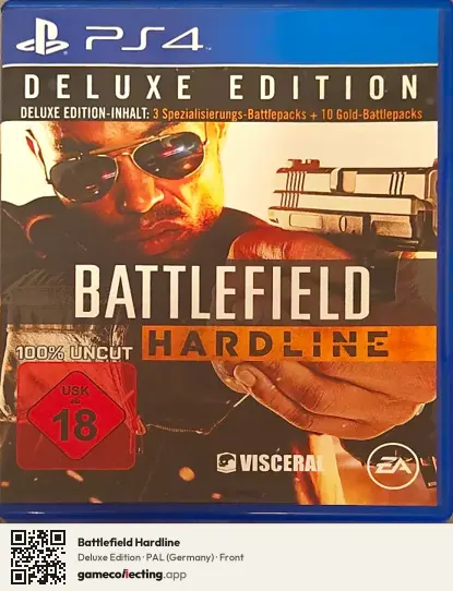 Battlefield Hardline PlayStation 4, Germany box front