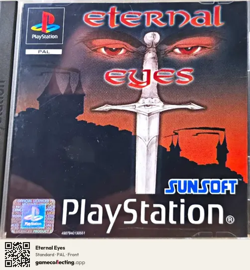 Eternal Eyes PlayStation, PAL box front