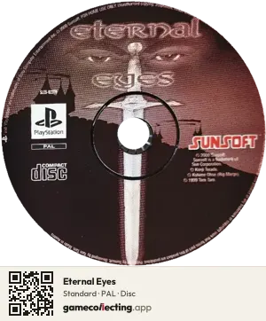 Eternal Eyes PlayStation, PAL disc
