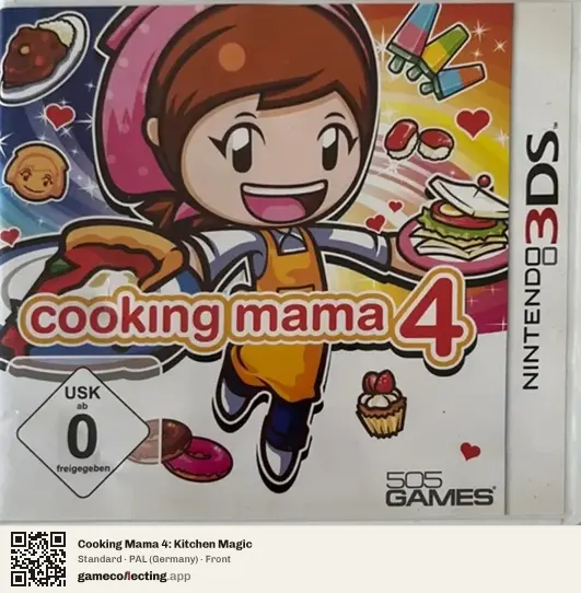 Cooking Mama 4: Kitchen Magic Nintendo 3DS, Germany box front