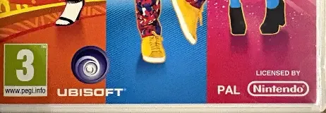 Just Dance 2014, the PEGI square on its front