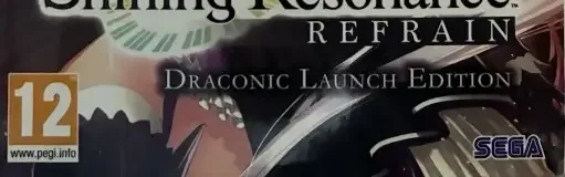 Shining Resonance Refrain, the PEGI square on its front