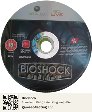 BioShock Xbox 360, PAL disc