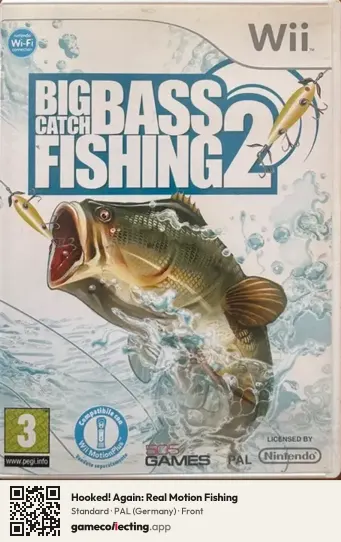 Hooked! Again: Real Motion Fishing Nintendo Wii, Germany box front