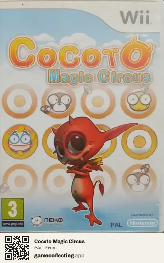 Cocoto Magic Circus Nintendo Wii, PAL box front