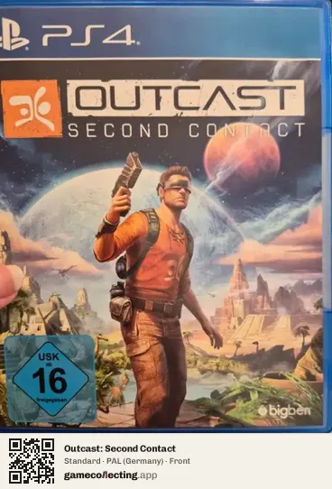 Outcast: Second Contact PlayStation 4, Germany box front