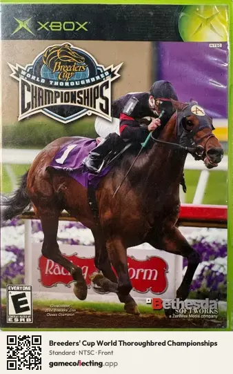 Breeders' Cup World Thoroughbred Championships Xbox, NTSC box front