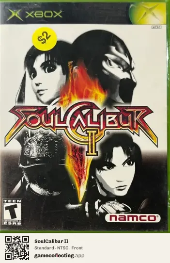 SoulCalibur II Xbox, NTSC box front
