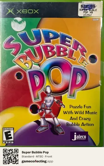 Super Bubble Pop Xbox, NTSC box front