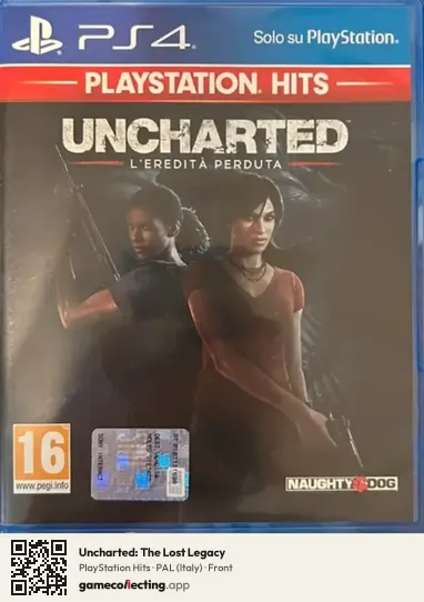 Uncharted: The Lost Legacy PlayStation 4, Italy box front