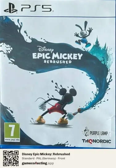 Disney Epic Mickey: Rebrushed PlayStation 5, Germany box front