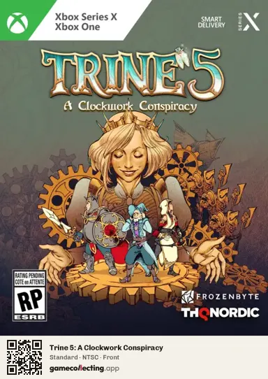 Trine 5: A Clockwork Conspiracy Xbox Series X, NTSC box front